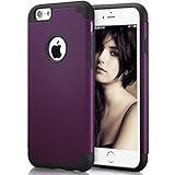 iPhone 6 plus Case,[5.5inch]by Ailun,Soft Interior Silicone Bumper&Hard Shell PC Back,Shock-Absorption&Skid-proof,Anti-Scratch Hybrid Dual-Layer Cover[Purple]