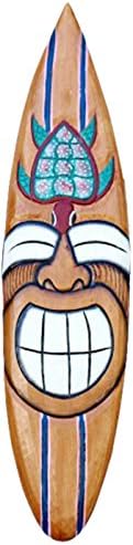 Surfboard Tiki Mask Wall Décor