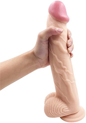 J-B--023,12" D-i-Ld-0s with Suction Cup,Huge P-e-n-i-s, yy-1009-2t-t (Flesh)