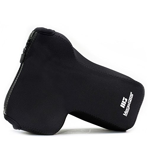 MegaGear MG1194 Canon EOS 200D, 800D (18-135 mm), 77D, 9000D, 2000D Ultraleichte Kameratasche aus Neopren - Schwarz