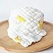 Bwinka 6-Pack Muslin Cotton Natural Baby Bath washcloth with Hook, 12