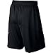 NIKE Men's Basketball Shorts, Black/Black/Black/White, Medium