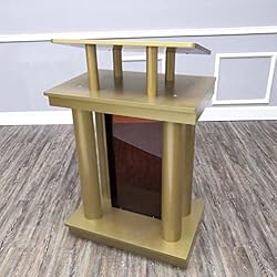 FixtureDisplays® Large Church Pulpit, Deluxe