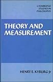 Theory and Measurement, Kyburg, Henry E., Jr., 0521248787