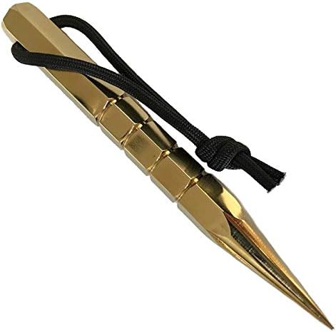 Hand Crafted Marlin Spike - Great for Paracord & Leather Work (6" Brass)