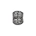 Lavencious 11 Rows Fashion Crystal Cocktail Rings for women Size 5 to 12