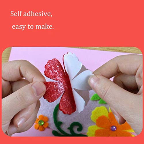 image for qiaoniuniu Card Making Kits DIY Handmade Greeting Card Kits for Kids, 