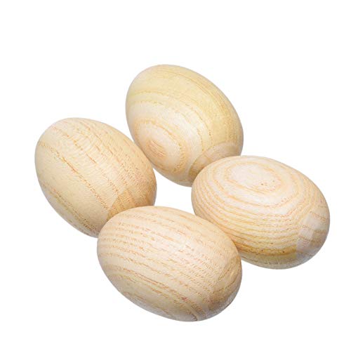 4 Pcs Natural Wood Egg Shaker Musical Percussion Instrument - Thumbnail 6