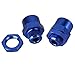Mxfans 4pcs Dark Blue Extension Wheel Hex Hub RC 1:10 Model Car N10178 Extension Hex Drive Adaptor Aluminum Alloy Upgrade RC Wheel Hex Combiner Coupler 12mm -17mm