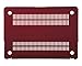Mosiso Plastic Hard Case with Keyboard Cover with Screen Protector for Macbook 12 Inch, Dark Red