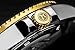 Henry Jay Mens Self Winding Mechanical Automatic 23K Gold Plated Two Tone Stainless Steel