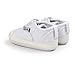 RVROVIC Baby Boys Girls Shoes Canvas Toddler Sneakers Anti-Slip Infant First Walkers 12Color (13cm (12-18months), White)