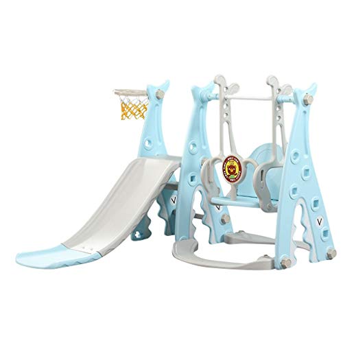 Toddler Slides and Swing Set, 3 in 1 Climber Slide Playset with