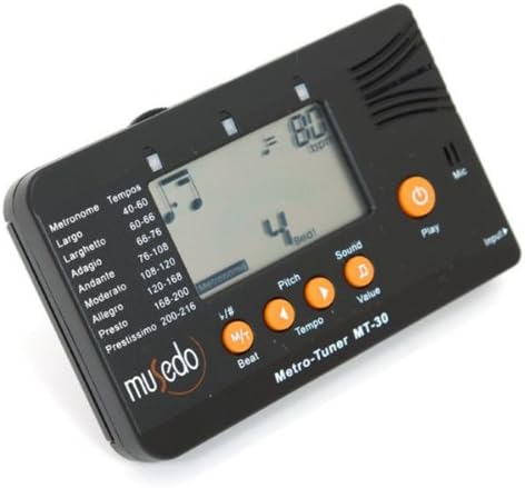 NEW Musedo | Chromatic Metro-Tuner with Tone Genartor, MT-30 with addition of the volume control