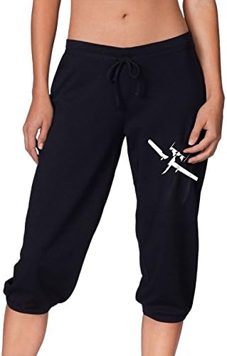 Warthog Logo Women's 3/4 Length Stretchy Crop Yoga Soft,Silky,lightweight,super Stretchy,dry Fast Leggings French Terry PantsX-Large
