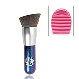ENERGY Angled Foundation Brush Large Face Brush Full Face Powder Brush Premium Dense Bristles with Dreamy Star Handle Portable Makeup Cosmetic Tool