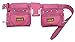Leather Gold Tool Belt for Women | Womens Pink Tool Belt 3450 | Natural Leather | The 10 Pouches and 3 Hammer Holders are Easily Adjustable | Professional Grade | Durable, Comfortable for All Day Wear