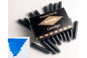 Diamine Refills Royal Blue Pack of 18 Fountain Pen Cartridge - DM-8002