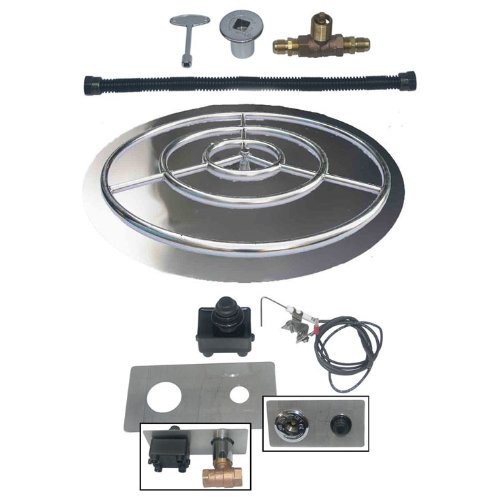 Buy Dreffco 40" NG Stainless Steel Burner Pan and Ring Complete Spark