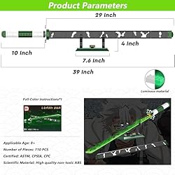 HIGH GODO Demon Slayer Sword Building Set, 39in