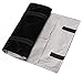 WODISON Suede Travel Jewelry Roll up Bag Case Rolling Ring Necklace Earring Organizer Large for Gift Idea