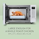 Panasonic NN-CT54JWBPQ 27L Microwave Oven, Inverter, Quartz Grill, White view 3