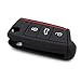 Proz Gear Silicone Key Fob Skin Case Cover for Volkswagen Golf 7 / GTI 7 / Golf R R20 / MK7 MKVII - Black