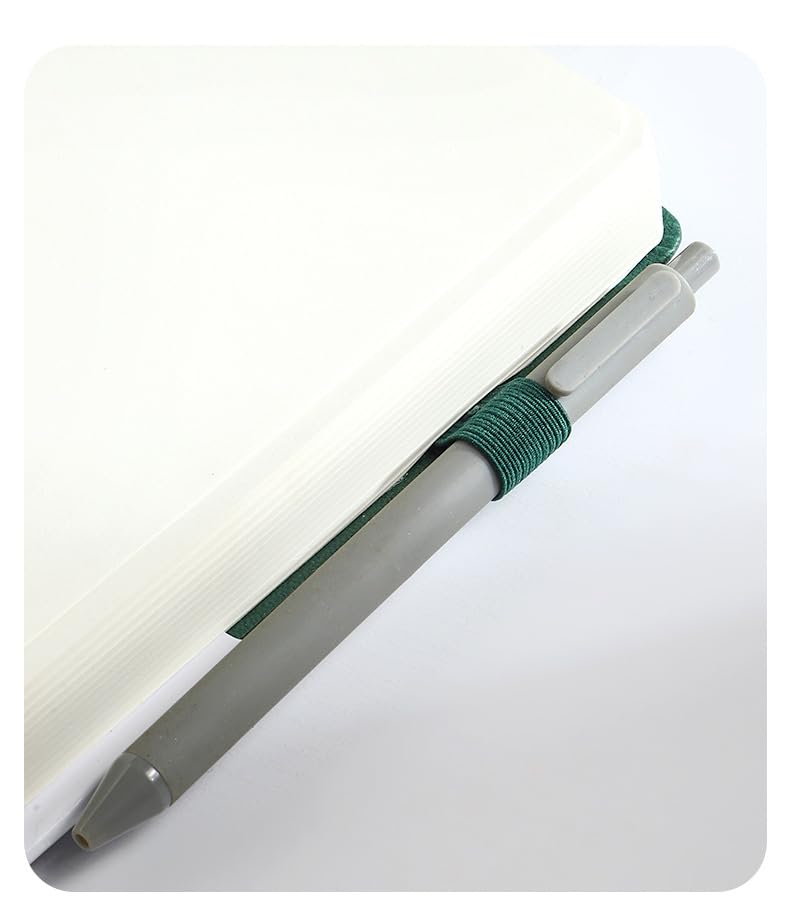 Journal Book A5 Verde com 365 Folhas, Journal Book em Capa de PU Impermeável, Ideal para Anotações Diárias, Planejamento Pessoal, Estudos, Trabalho e Uso em Viagens