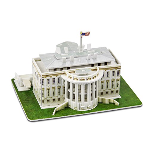 The White House World Great Architecture 3D Puzzles DIY Toys for Children and Adult Jigsaw Puzzle