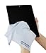 Elite Tech Gear - 4 Blue OVERSIZED Microfiber Cloths, The Most Amazing Microfiber Cleaning Cloths - Perfect For Cleaning All Electronic Device Screens, Eyeglasses & Delicate Surfaces 12"x12" OVERSIZED primary