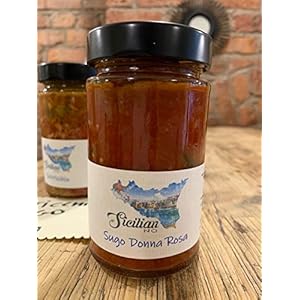 Sugo Donna Rosa -280 gr. Veganistisch. 100% Made in Sicilië. Artisan Homemade