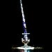 Glass Dip Pen,IreVoor Art Castle Handmade Glass Signature Pen Vintage Elegant Design Deep Blue