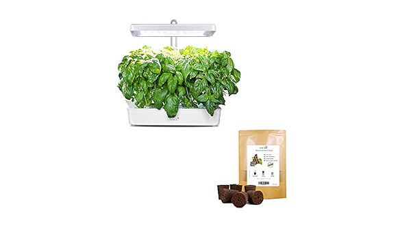 Growled 10-pod Indoor Garden Germination Kit Hydroponic Growing System Food Grade Material Indoor Herb Garden 20pcs Nutrients Pre-set Smart Soils Automatic Timer Height Adjustable No Seeds Patio Lawn Garden - Amazoncom