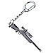 DOPHEN3PCS Random Pack of Key Chains Pendant, Metal Weapon Gun Shaped Keychain & Rings for Men (2.5 Inches 3PCS)
