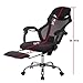 BestMassage Recliner Office Chair Mesh High Back Office Task Computer Desk Chair with Footrest