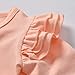 Baby Girl Clothes Newborn Flamingo Outfits Pink Bodysuit Romper+Pants with Headband 3Pcs Sets(3-6M)/Size: 80