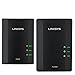 Linksys Powerline AV 1-Port and 4-Port Network Adapter Set (PLSK400-NP)