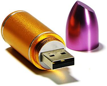 Shooo 32GB Metal Lipstick USB 2.0 Flash Drive Fasion Girly Data Storage Thumb Jump Drive, Purple