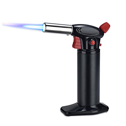 Culinary Torch, PESTORY Cooking Torch Refillable Cooking Blow Torch Creme Brulee Torch Adjustable Flame Torch with Safety Lock