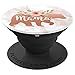 Mama Bear | Trendy Watercolor Pink Roses On Rose Background