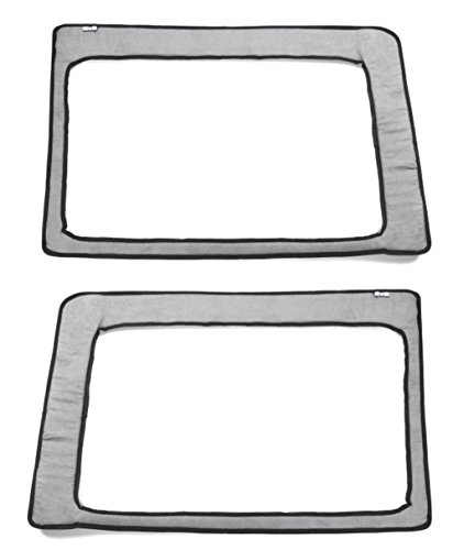 YOCTM for Jeep Wrangler JK Headliner Hardtop Insulation 4 Door 2012-2017 Rear Window and Ceiling Roof Heat Insulation Cotton Kit Car Styling Accessories (Gray) - Thumbnail 5