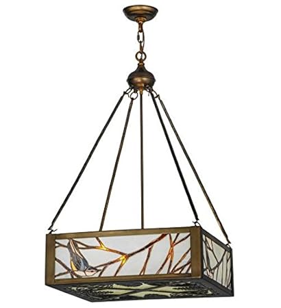 Meyda Tiffany 28707 Backyard Friends Inverted Pendant Light