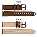 Ritche 20mm Classic Genuine Leather Watch Bands for Omega x Swatch Moonswatch Quick Release Vintage Leather Watch Straps Compatible with Timex Weekender Watch for Men, White Elephant Gifts, Stocking Stuffers for Men