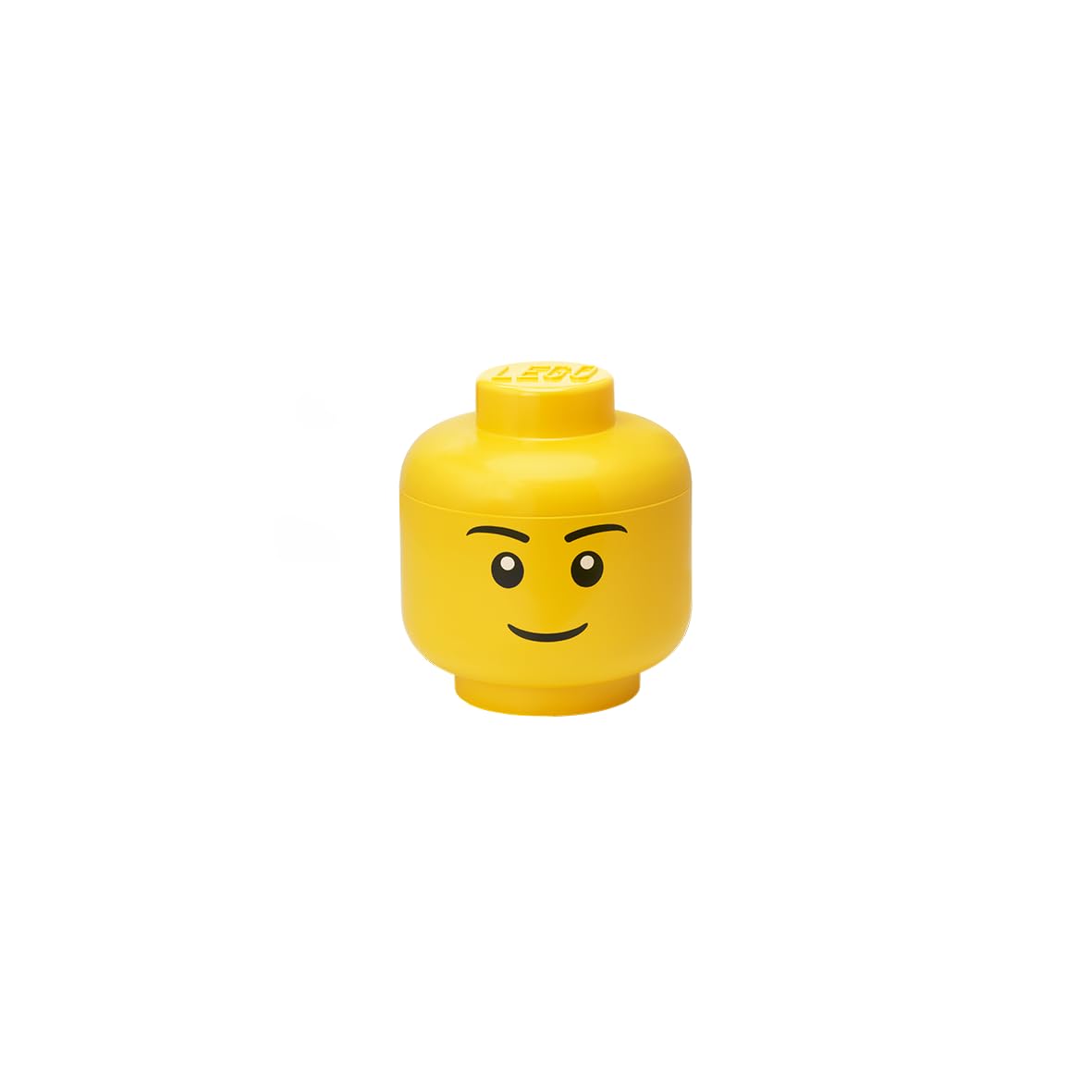 LEGO Storage Head (MINI) - BOY - Polypropylene Storage Box with Lid for Kids' Toy Storage Stackable Organizer and Fun Storage Solution — image 1