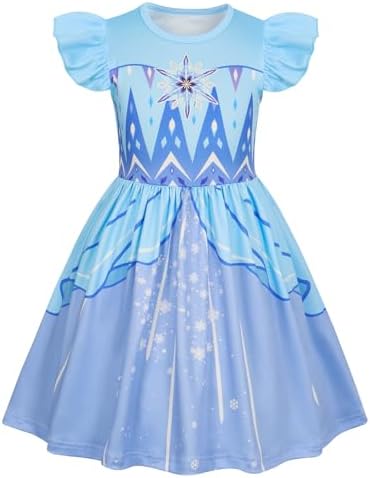 princess cut casual dresses Amazon.com: Children Girls Lace Cut-Out Dresses Fly Sleeve Summer Beach Dress Solid Color A-Line Princess Dress (Blue, 3-4 Years): Clothing, Shoes & Jewelry