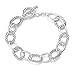 UNY Bracelet Designer Brand Inspired Antique Women Jewelry Cable Wire Vintage Valentine (2 Tone)