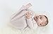 Woolino Infant Nightgown - 100% Superfine Merino Wool Baby Gowns - Newborn Sleeper Gown for Boy & Girl - 0-6 Months - Beige