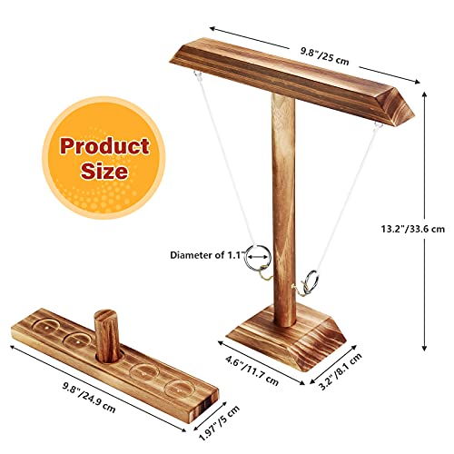 Gocheer Loop Toss Outdoor Games for Adult Party Games, Portable Hook and Loop Game Fun
