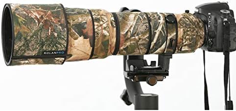 ROLANPRO New Tree Jungle Camouflage Lens Coat Camouflage Rain Cover for Nikon AF-S 200-400mm f/4G ED VR Lens Camera Lens Protection Sleeve