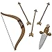 Peter Pan Costume Sword Dagger Bow and Arrow Set
